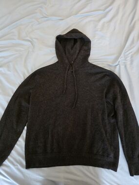 100% Cashmete Hooded Pullover Sweater